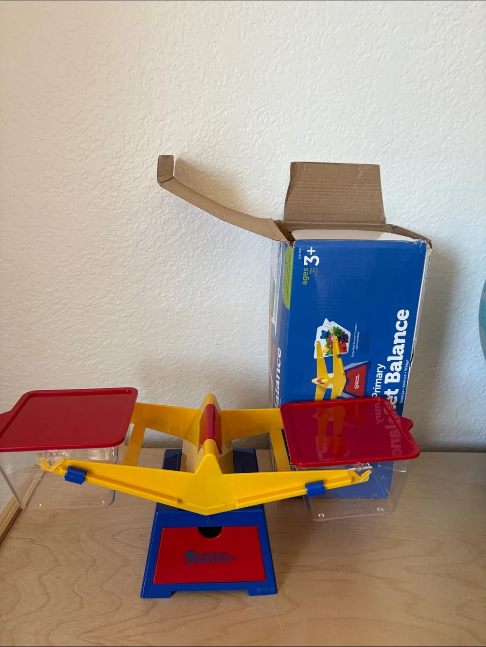 Learning Resources Primary Bucket Balance | homeschool schoolroom